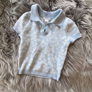 Tilly’s Girls collared Sweater shirt, XS